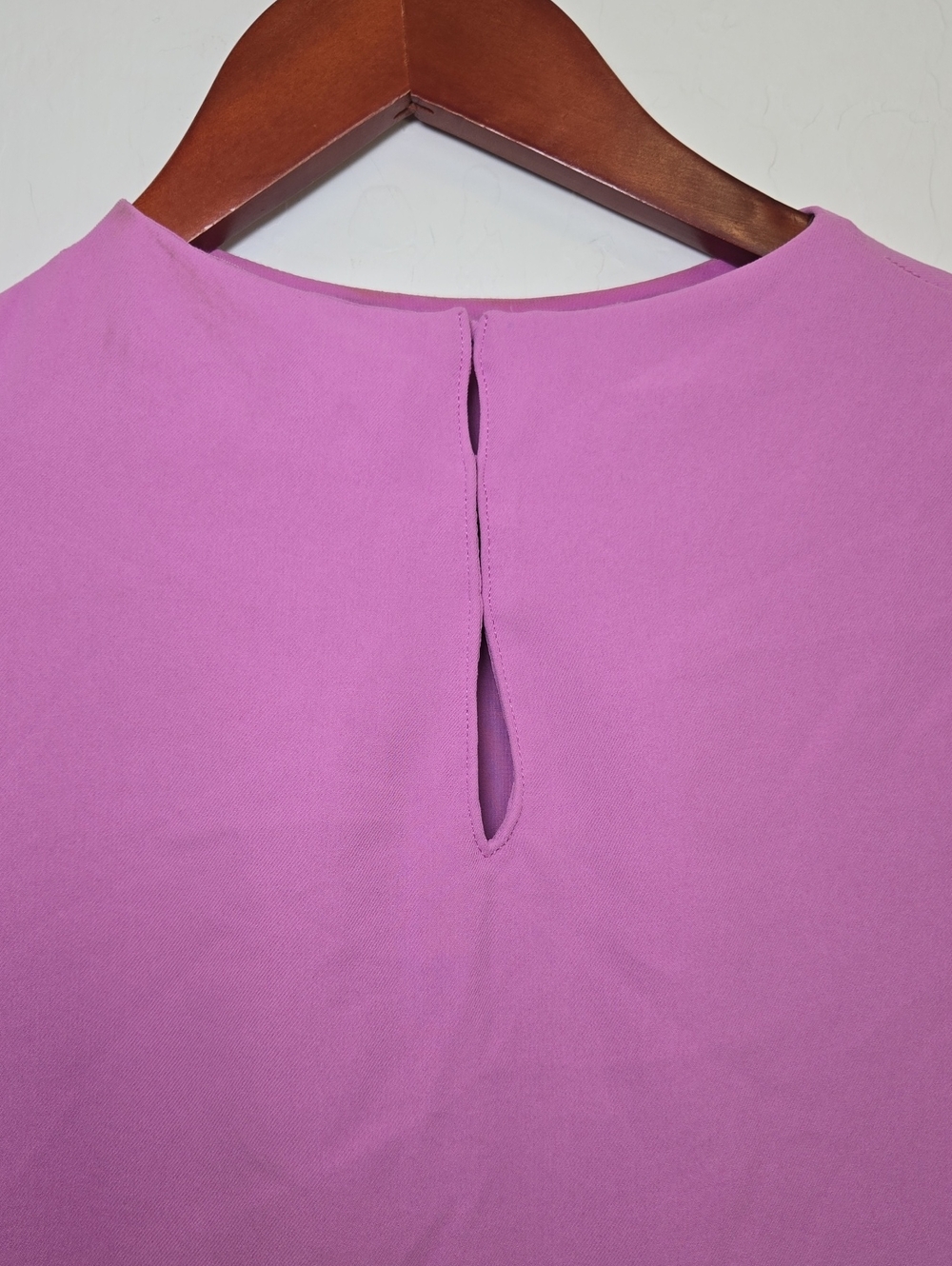 MANGO Double-Layer Long Asymmetrical Cape Dress Pastel Purple Wedding Size 8 NWT - Picture 9 of 16